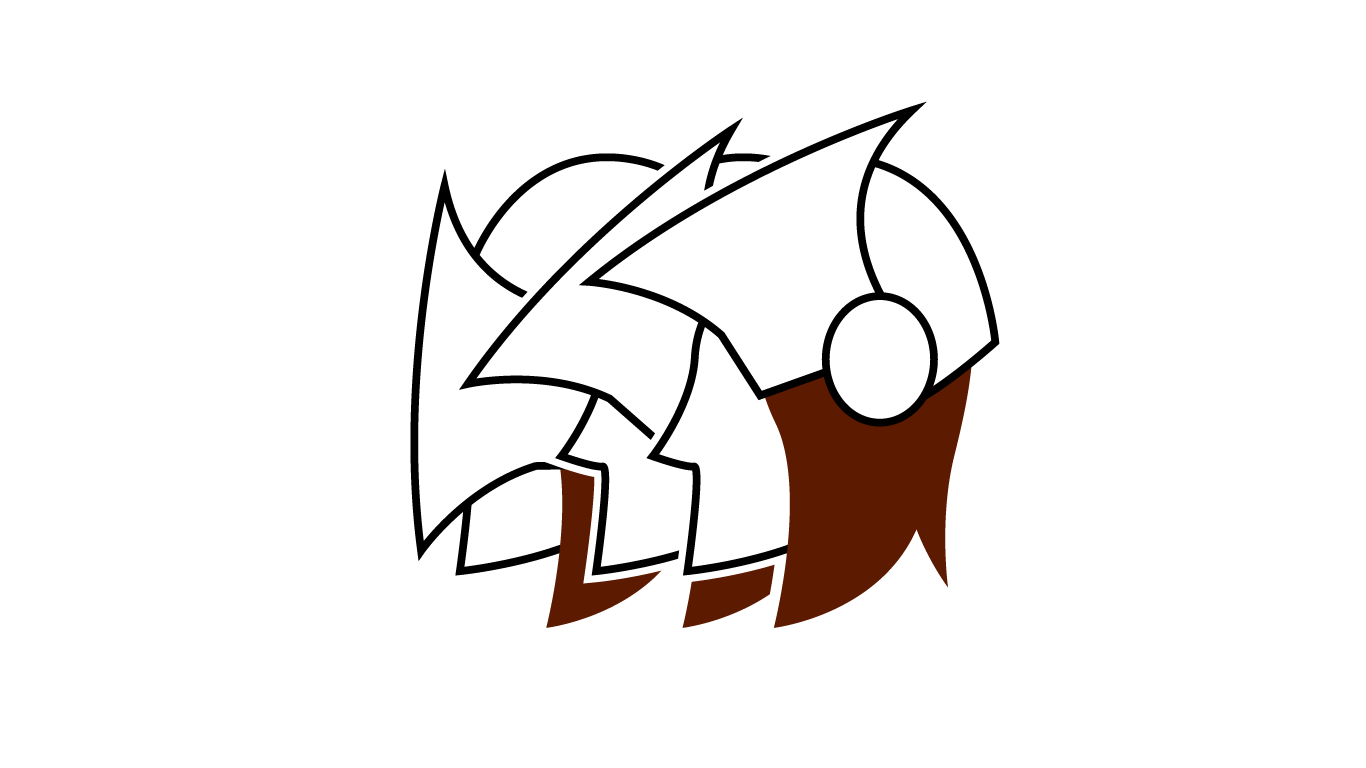 Concept design of Athena logo showcasing the sequential helmet rising.