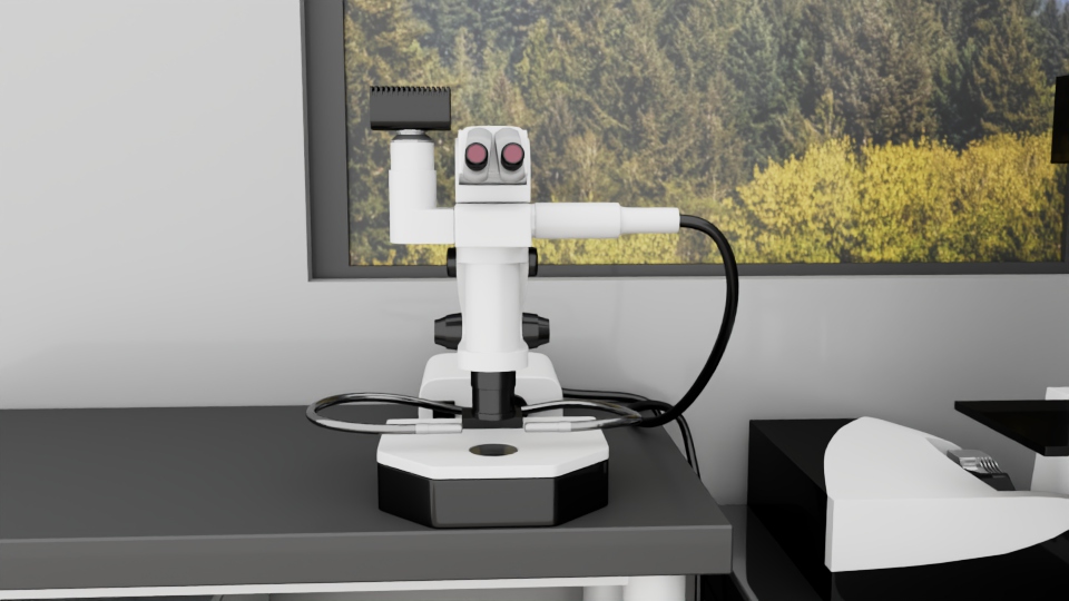 Top view of the Dissecting Microscope.