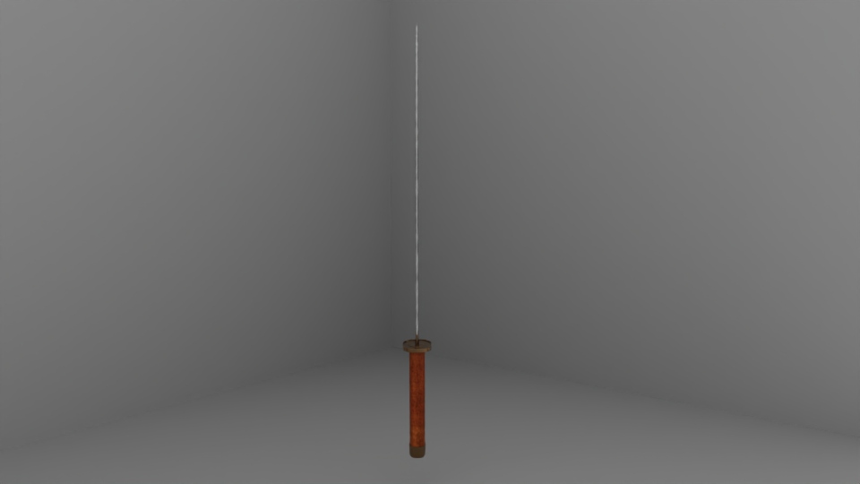 Render of the katana model