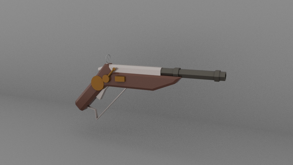 Model of the gun the samurai uses in the animation.